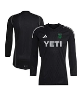 Men's adidas Black Austin Fc 2023 Goalkeeper Long Sleeve Replica jersey