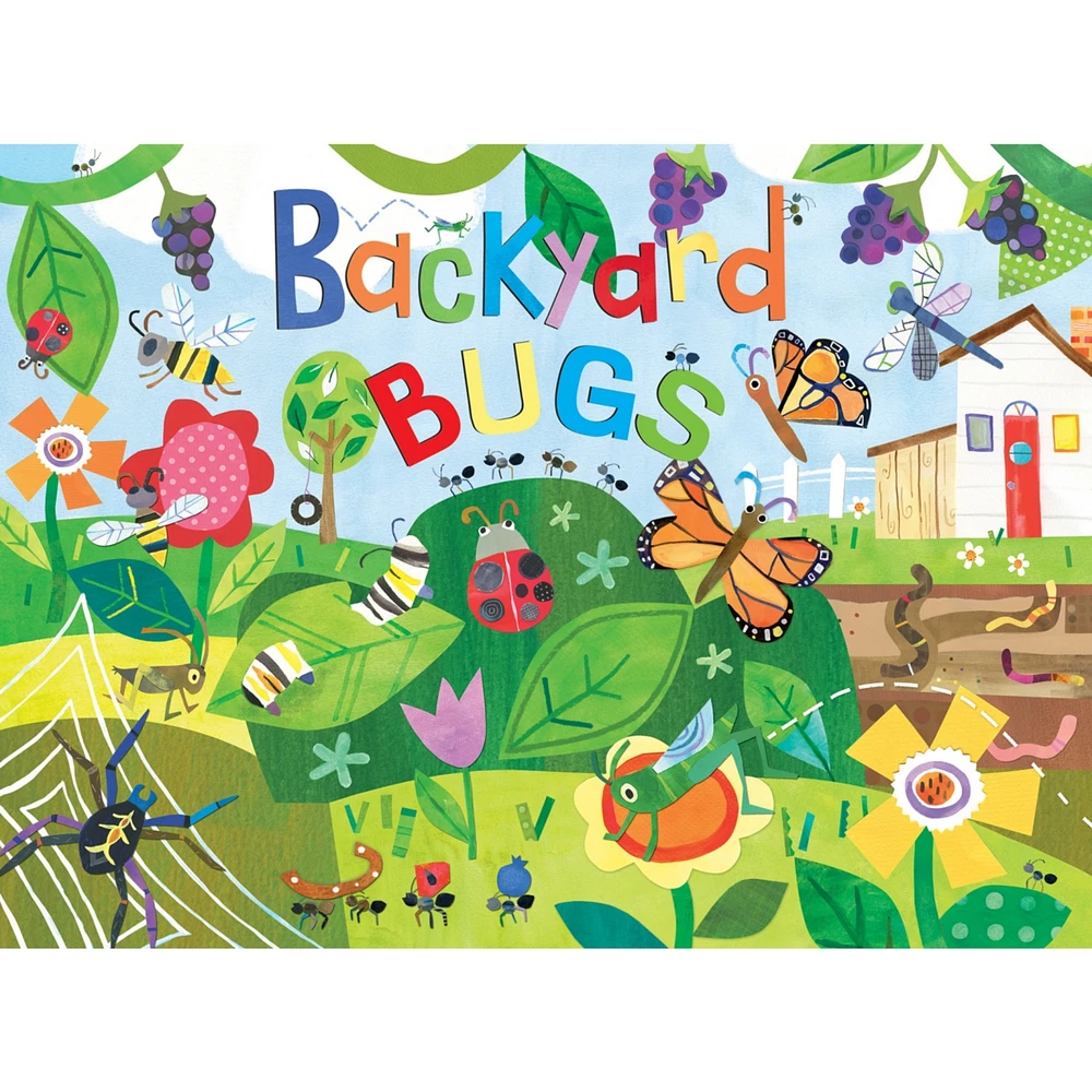 Masterpieces Hello, World! - Backyard Bugs 60 Piece Jigsaw Puzzle