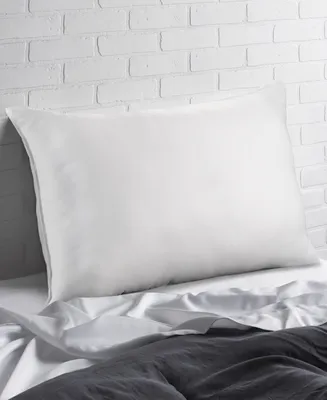 Ella Jayne Signature Plush Allergy-Resistant Soft Density Stomach Sleeper Down Alternative Pillow, King