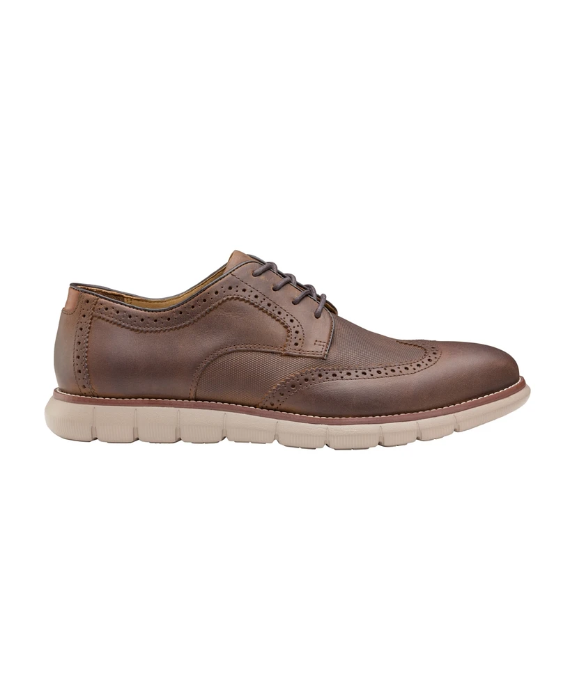 Johnston & Murphy Men's Holden Embossed Wingtip Dress Shoes