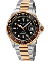 Gevril Men's Wall Street Swiss Automatic Two-Tone Stainless Steel Watch 43mm
