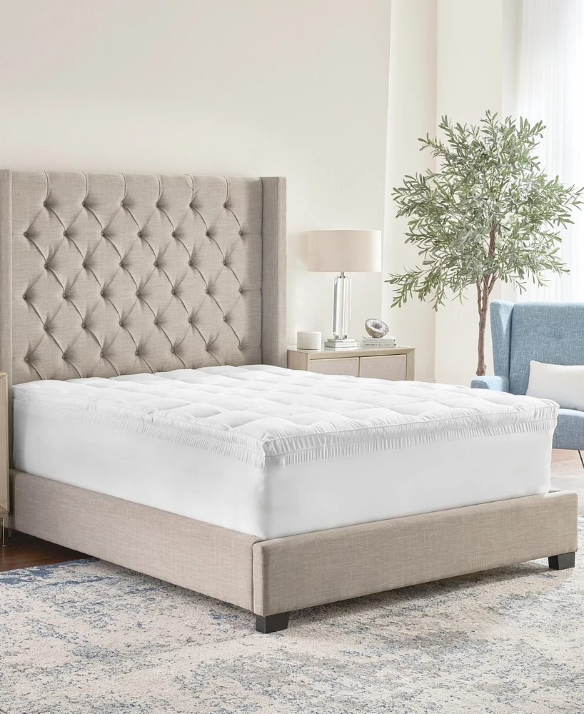 ProSleep 4" Hybrid Fiber and Memory Foam Mattress Topper, Full, Exclusively at Macy's