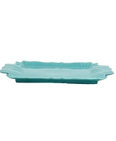 Euro Ceramica Chloe Square Platter with Handles