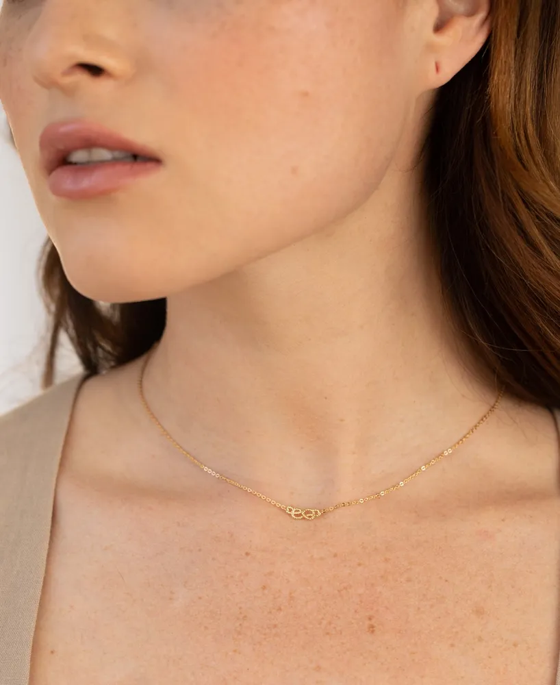 brook & york 14K Gold-Plated Crew Necklace