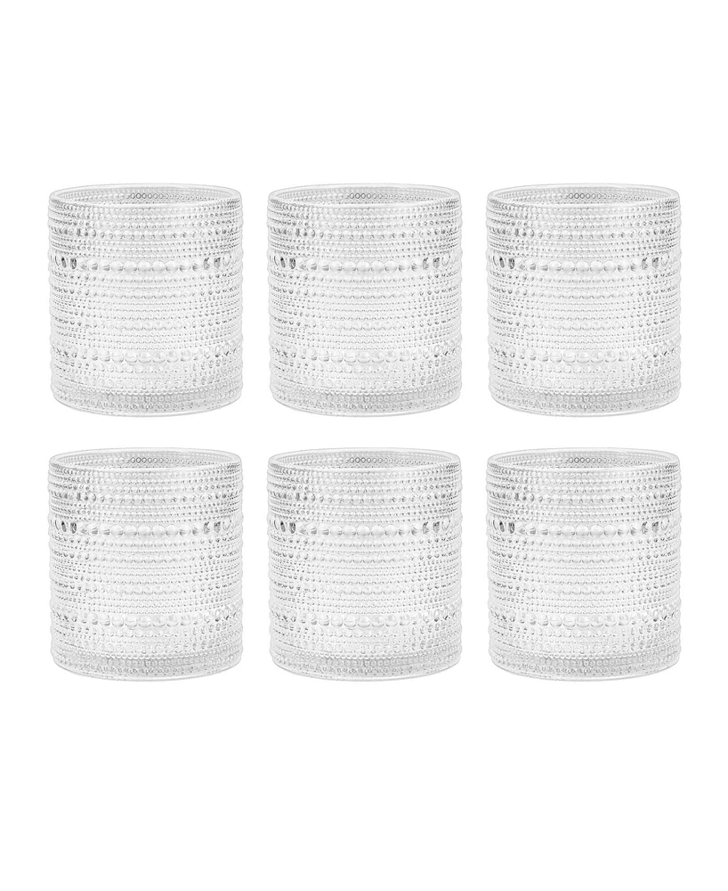 Fortessa Jupiter 13.9 Oz Triple Old-Fashioned Glass 6-Piece Set