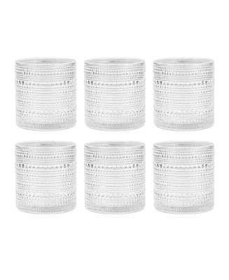 Fortessa Jupiter 13.9 Oz Triple Old-Fashioned Glass 6-Piece Set