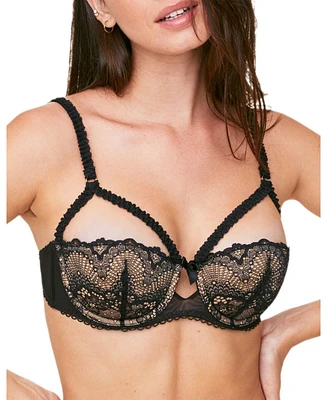 Adore Me Women's Kimmy Push Up Balconette Bra