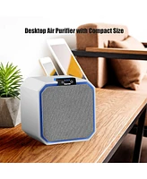 Desktop Hepa Air Purifier Home Air Cleaner W/ 2-in-1 Composite Hepa Filter