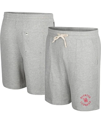 Men's Colosseum Heather Gray Houston Cougars Love To Hear This Terry Shorts