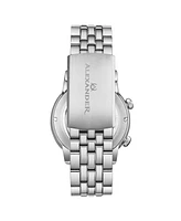 Alexander Men's Journeyman 2 Silver-Tone Stainless Steel , Silver-Tone Dial