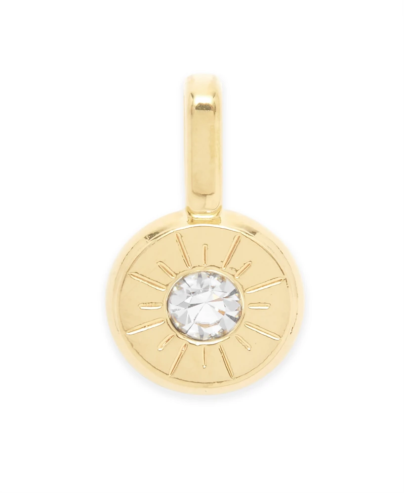brook & york Crystal 14K Gold-Plated Emily Charm
