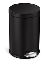 simplehuman 4.5 Liter Round Step Bathroom Trash Can with Soft-Close Lid