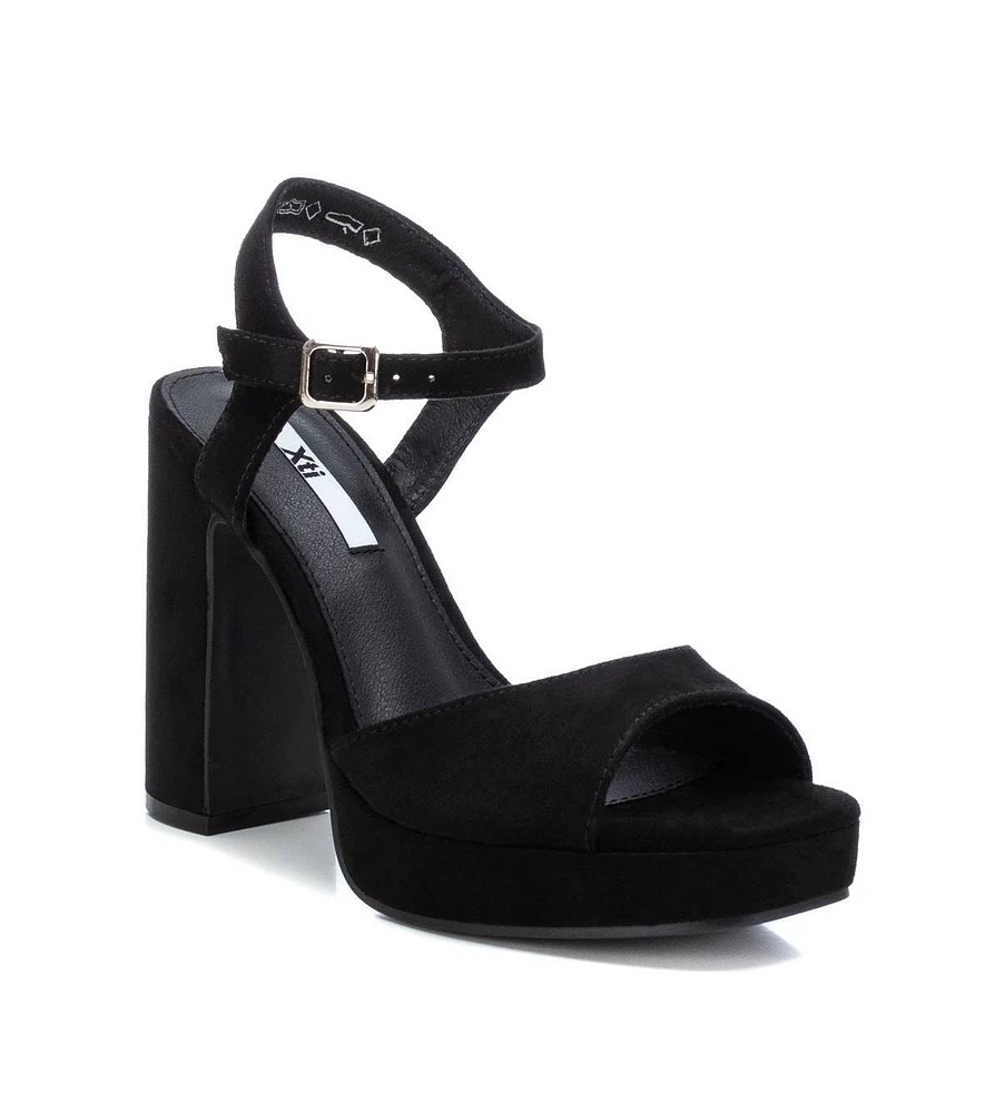 Xti Women's Heel Suede Sandals By Xti