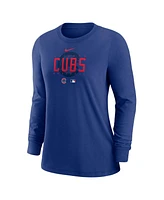 Women's Nike Royal Chicago Cubs Authentic Collection Legend Performance Long Sleeve T-shirt