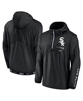 Men's Nike Black Chicago White Sox Night Game Half-Zip Hoodie