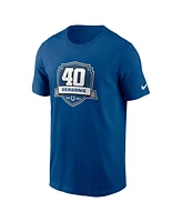 Men's Nike Royal Indianapolis Colts 40th Anniversary Essential T-shirt