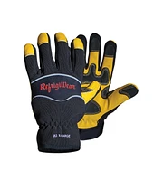 RefrigiWear Men's Warm Tricot Lined Fiberfill Insulated High Dexterity Work Gloves