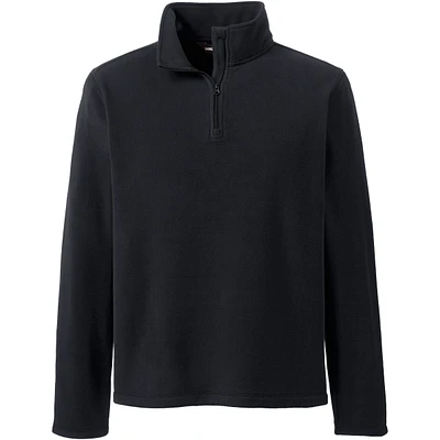 Lands' End Men's Lightweight Fleece Quarter Zip Pullover