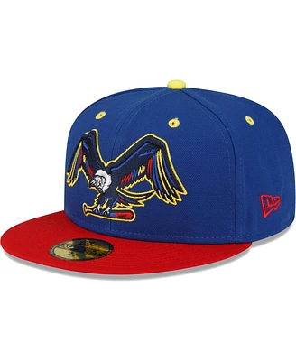 Men's New Era Blue Binghamton Rumble Ponies Copa De La Diversion 59FIFTY Fitted Hat