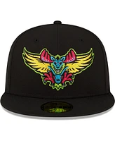 Men's New Era Black Modesto Nuts Copa De La Diversion 59FIFTY Fitted Hat