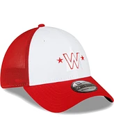 Men's New Era Red, White Washington Nationals 2023 On-Field Batting Practice 39THIRTY Flex Hat