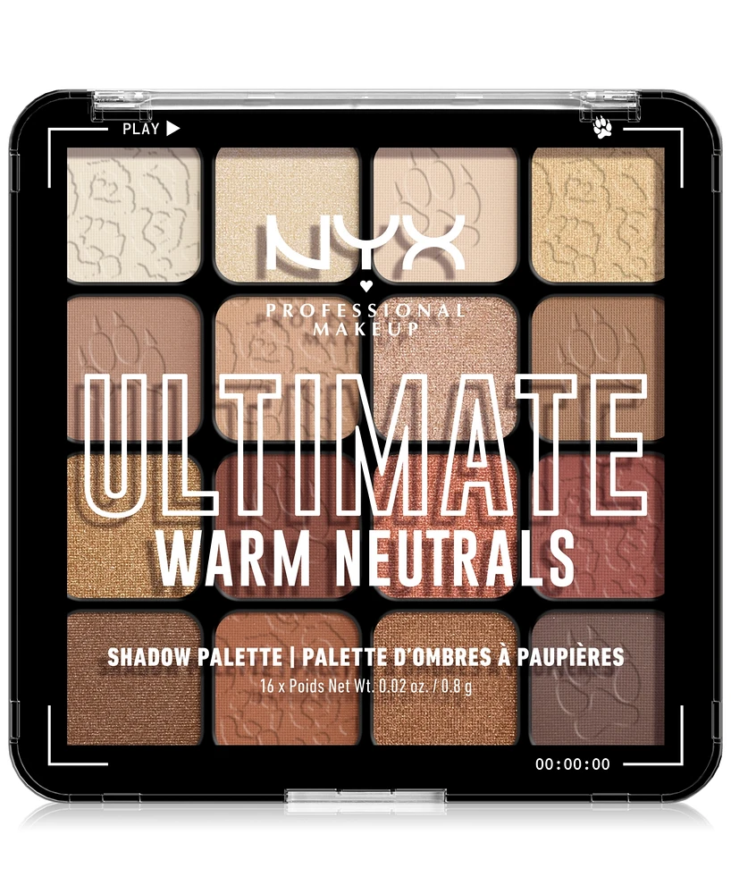 Nyx Professional Makeup Ultimate Shadow Palette - Warm Neutrals