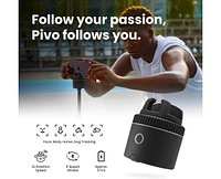 Pivo Pod - Auto Face Tracking Smartphone Holder, 6 Speed, Automatic Zoom, Horse Riders, Ai Technology 360 degree Rotation with Remote Control