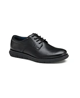 Johnston & Murphy Little Boys Holden Plain Toe Leather Shoes