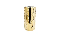 Vivience Metallic Vase Swivel Design 12"