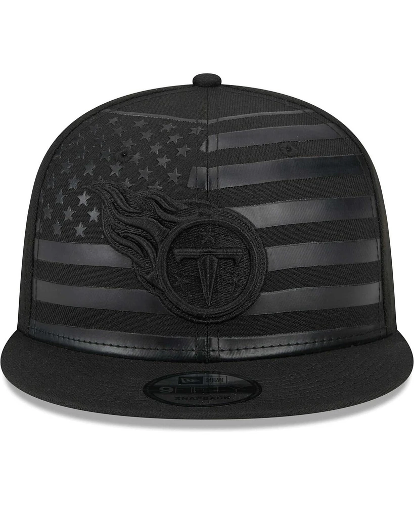Men's New Era Black Tennessee Titans Independent 9FIFTY Snapback Hat