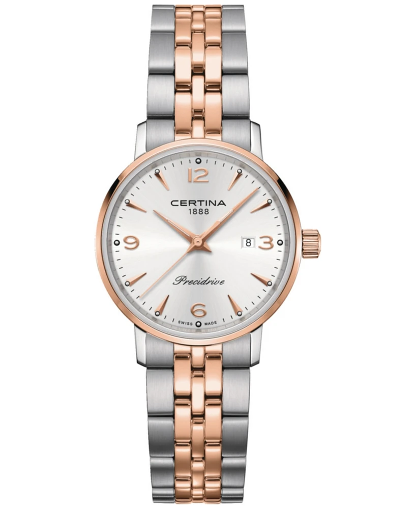 Certina Women's Swiss Ds Caimano Two-Tone Stainless Steel Bracelet Watch 28mm