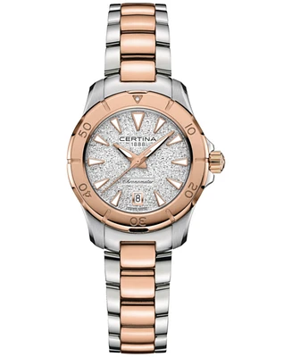 Certina Women's Swiss Ds Action Two-Tone Stainless Steel Bracelet Watch 29mm