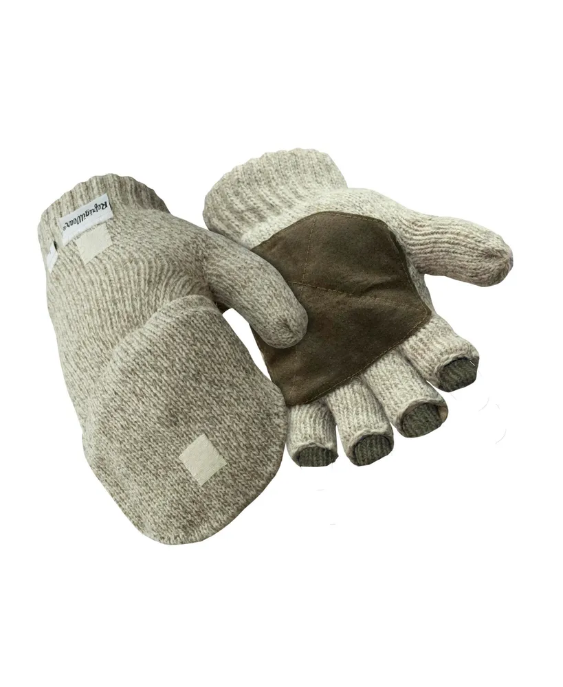 RefrigiWear Premium Wool Convertible Mitt - Warm, Versatile Handwear for Extreme Cold