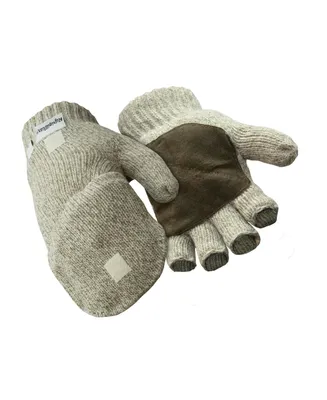 RefrigiWear Premium Wool Convertible Mitt - Warm, Versatile Handwear for Extreme Cold