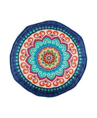 Levtex Fantasia Boho Printed Decorative Pillow, 18" Round