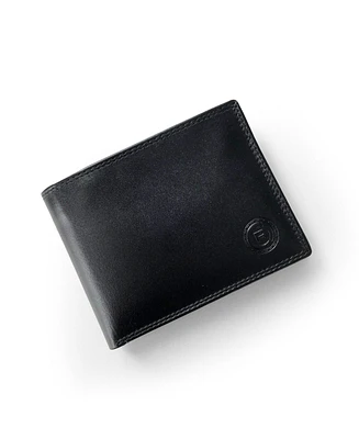 Men's Slim Fold Wallet with Removable Flap