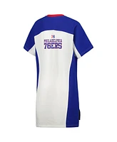 Women's G-iii 4Her by Carl Banks White Philadelphia 76ers Free Throw T-shirt Dress