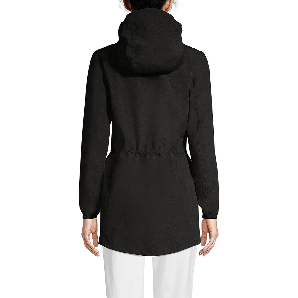 Lands' End Women's Squall Packable Waterproof Raincoat