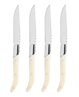 French Home Laguiole Set of 4 Connoisseur Steak Knives with Handles