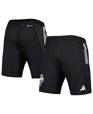 Men's adidas Black Seattle Sounders Fc 2023 On-Field Aeroready Training Shorts
