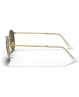 Ray-Ban Men's Polarized Sunglasses, Round Metal