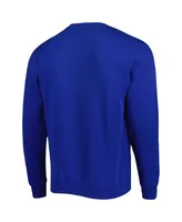 Men's Colosseum Royal Hofstra University Pride Arch Over Logo Pullover Sweatshirt