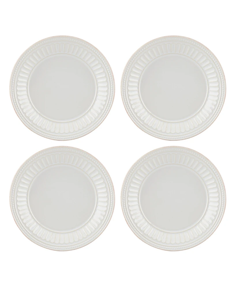 Lenox French Perle Groove Dessert Plates, Set Of 4
