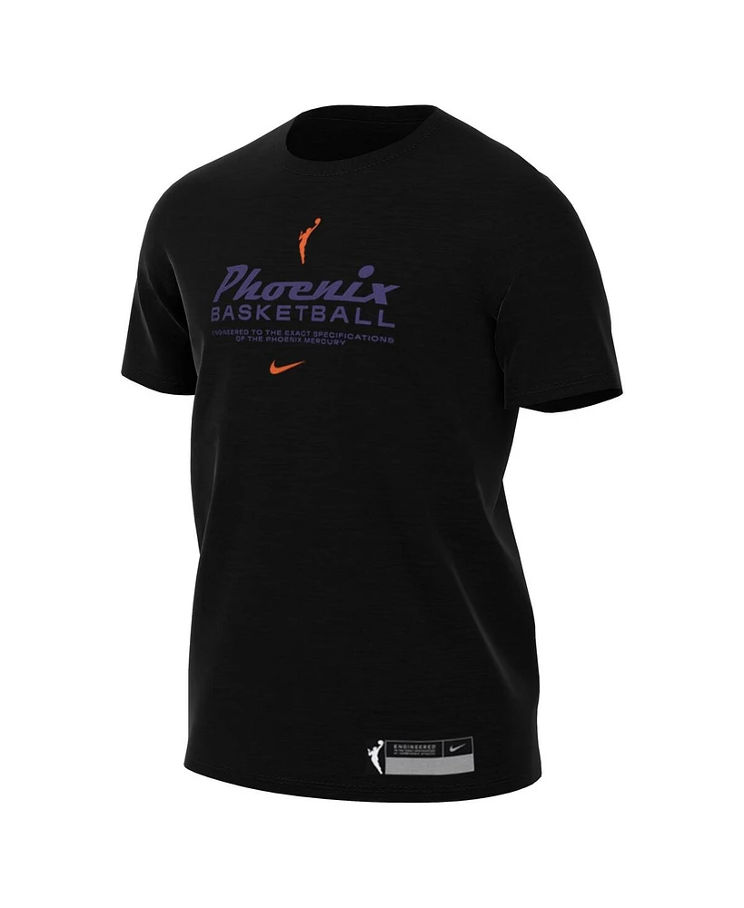 Men's Nike Black Phoenix Mercury On Court Legend Essential Practice T-shirt
