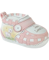 Precious Moments Jesus Loves Me Pink Bootie Ceramic Bank