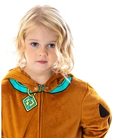 Scooby-Doo Toddler Scooby Doo Hooded Character One Piece Union Suit Pajama