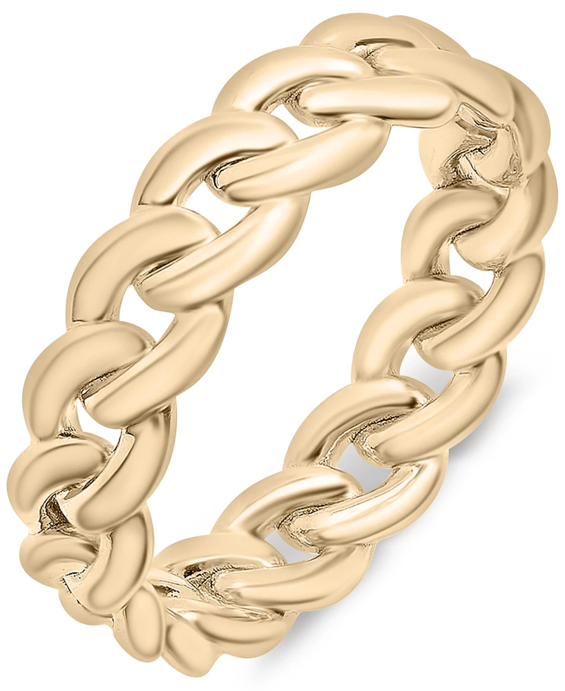 Audrey by Aurate Chain Link Statement Ring Gold Vermeil or Sterling Silver, Created for Macy's