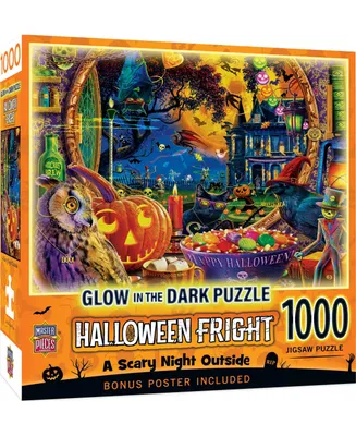 MasterPieces Glow in the Dark - A Scary Night Outside 1000 Piece Puzzle