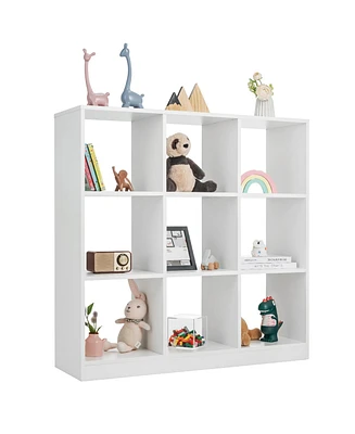 Kids Toy Storage Organizer 9-Cube Kids Bookcase