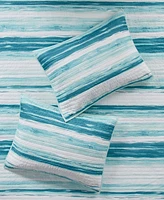 Madison Park Marina Printed 6 Piece Quilt Set, Full/Queen